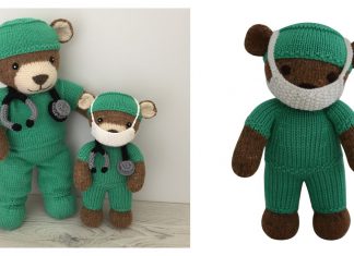 Hero Teddy Bear Free Knitting Pattern