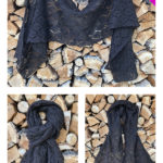 Genghis Khan Leaf Lace Scarf Free Knitting Pattern