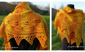 Let the Sunshine In Shawl Free Knitting Pattern