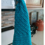 Quilted Kitchen Towel Free Knitting Pattern
