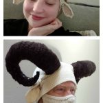 Silly Billy Goat Ear Warmers Free Knitting Pattern