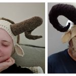 Silly Billy Goat Ear Warmers Free Knitting Pattern