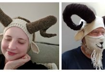 Silly Billy Goat Ear Warmers Free Knitting Pattern