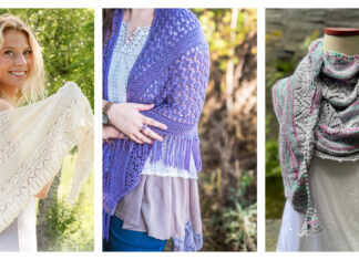 Sweet Lace Shawl Knitting Patterns