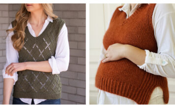 10+ Stylish Vest Free Knitting Patterns