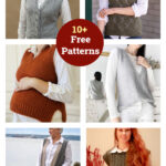 10+ Stylish Vest Free Knitting Patterns
