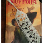 7 of Hearts Bookmark Free Knitting Pattern