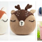 Adorable Animal Pet Pillow Free Knitting Pattern
