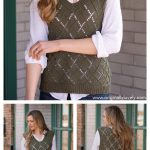 Argyle Sweater Vest Free Knitting Pattern