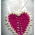 Love Bookmark Free Knitting Pattern