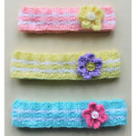Summer Flower Headband Free Knitting Pattern