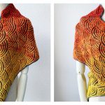 Uroko Brioche Shawl Free Knitting Pattern