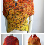Uroko Brioche Shawl Knitting Pattern