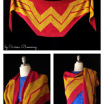 Wonder Woman Wrap Free Knitting Pattern