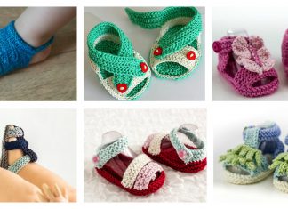 Adorable Baby Sandals Knitting Patterns
