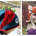 Animal Hat Free Knitting Pattern
