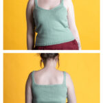 Anya Summer Tank Top Free Knitting Pattern