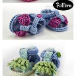 Baby Summer Sandals Knitting Pattern
