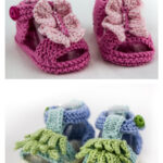 Baby Summer Sandals Knitting Pattern