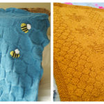 Bee Baby Blanket Knitting Pattern