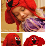 Big Red Dog Earflap Hat Free Knitting Pattern
