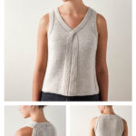 Criss Cross Summer Tank Top Free Knitting Pattern