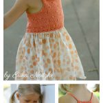 Flitter Mixed Media Baby Dress Free Knitting Pattern