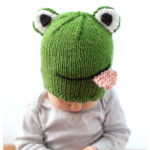 Funny Frog Hat Free Knitting Pattern