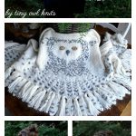 Hedwig Owl Wrap Knitting Pattern