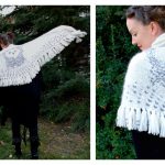 Hedwig Owl Wrap Knitting Pattern
