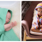Hooded Baby Blanket Free Knitting Pattern