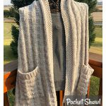 Irish Tartan Pocket Shawl Free Knitting Pattern