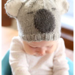 Koala Hat Free Knitting Pattern