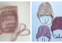 Lace Baby Bonnet Free Knitting Pattern