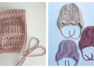 Lace Baby Bonnet Free Knitting Pattern