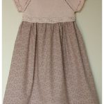 Mixed Media Dress Free Knitting Pattern