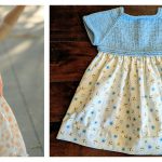 Mixed Media Dress Free Knitting Pattern