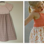 Mixed Media Dress Free Knitting Pattern
