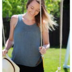 Pretty in Pleats Tank Free Knitting Pattern