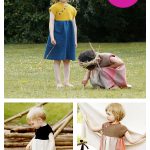 ROSA Mixed Media Baby Dress Free Knitting Pattern