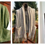 Reader’s Wrap Pocket Shawl Knitting Patterns