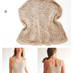 Summer Treat Bow Tank Top Free Knitting Pattern