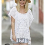 Butterfly Summer Poncho Free Knitting Pattern