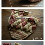 Entrelac Basketcase Socks Free Knitting Pattern