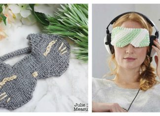 Eye Mask Free Knitting Pattern
