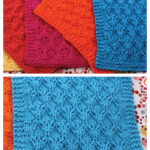 Honeycomb Check Dishcloth Free Knitting Pattern