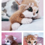 Itty Bitty Kitty Cat Amigurumi Knitting Pattern