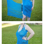 Laguna Blue Beach Cover Free Knitting Pattern