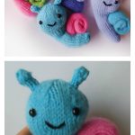 Stanley the Travelling Snail Free Knitting Pattern