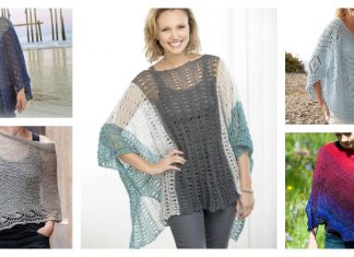 Summer Poncho Free Knitting Pattern